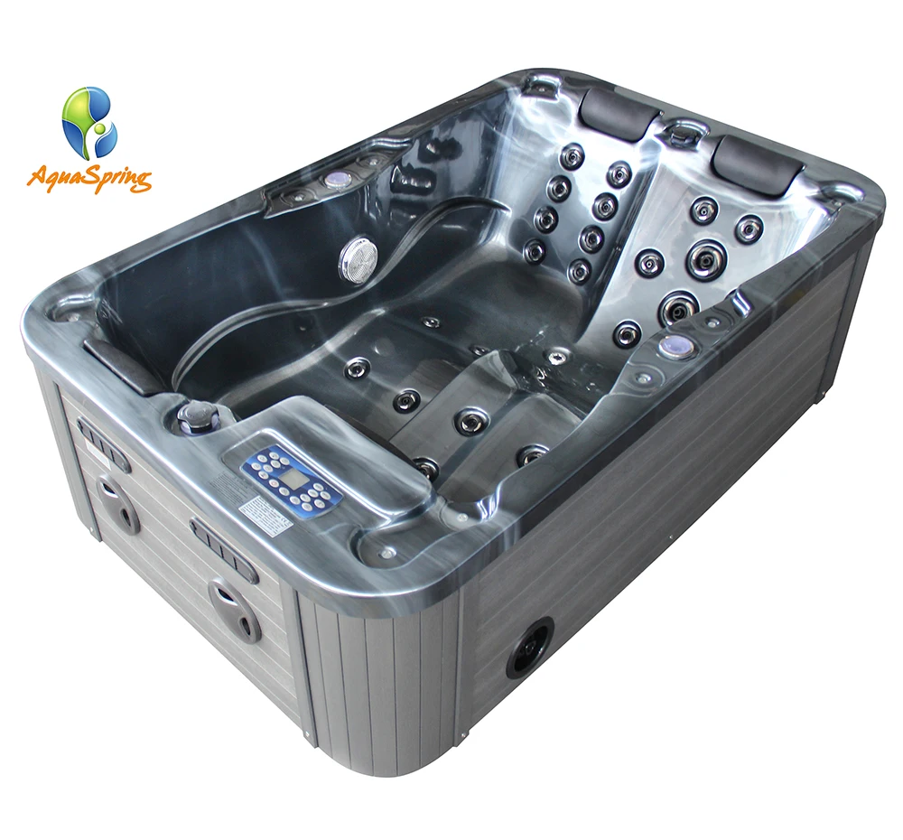 Custom New Design Acrylic Massage Spa Outdoor 3 Person Hot Tub Whirlpool Spa Tubs Jacuzzier With Blaboa Gecko Joyonway System