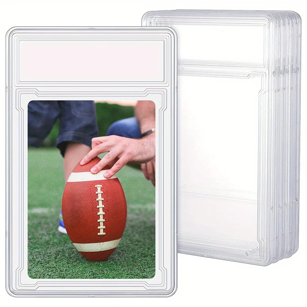 

Clear Card Holder Protectors Sleeves Case with Label Positon for Trading Card Graded Cards Game Sports Card Baseball Card