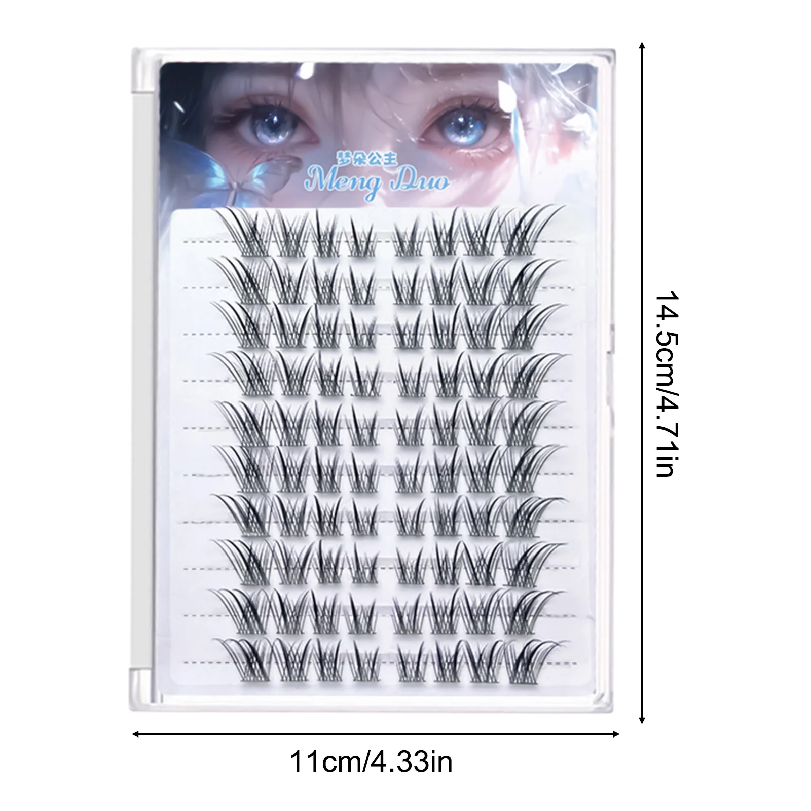 Fox- Style manga الرموش الصناعية ملحقات 9-14 مللي متر مختلط طول أسود C حليقة مجنح رموش اصطناعية للنساء اكسسوارات ماكياج #4