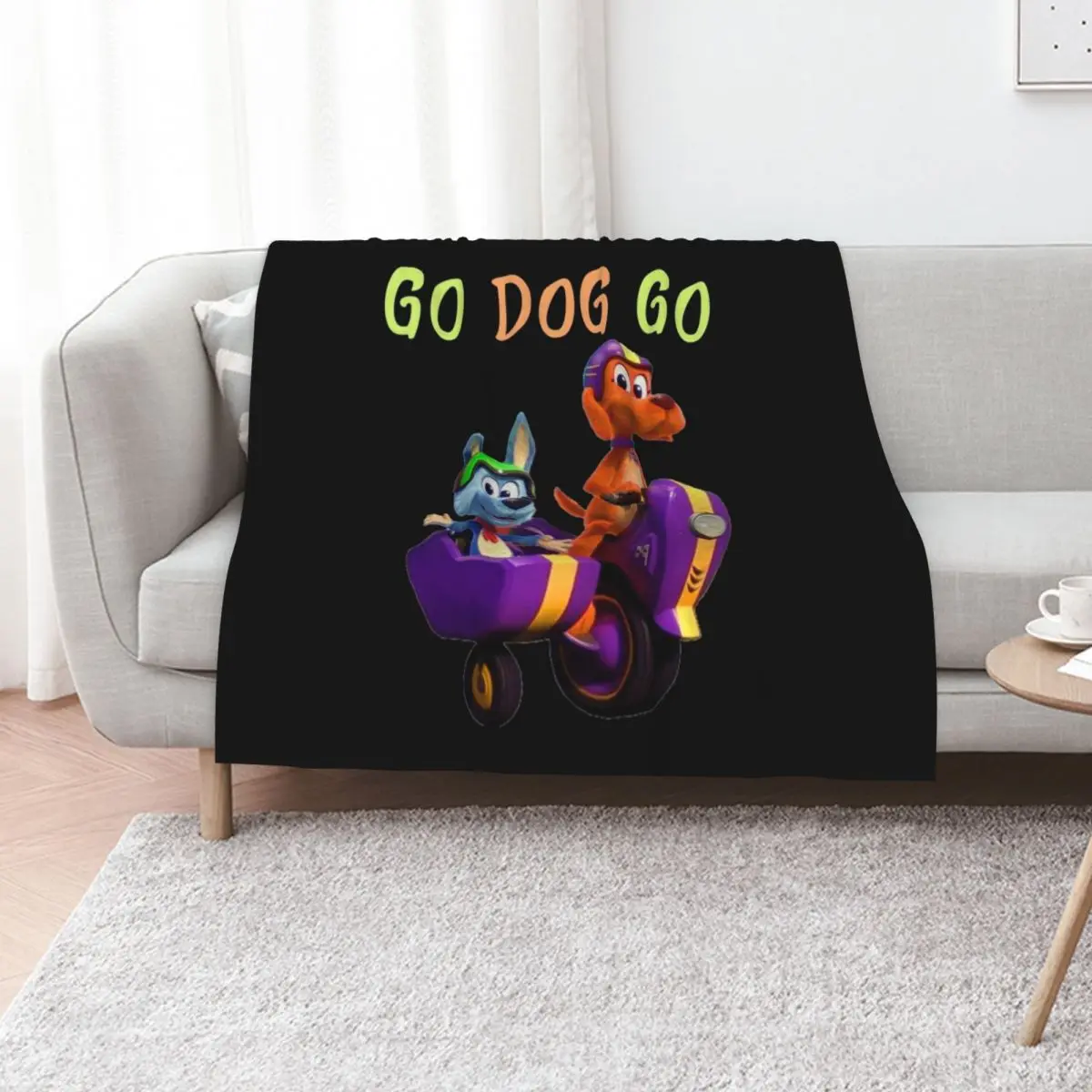go dog go best gift for girlfriend boyfriend gift for mom gift for dad Throw Blanket Sleeping Bag Beach Hairy Blankets