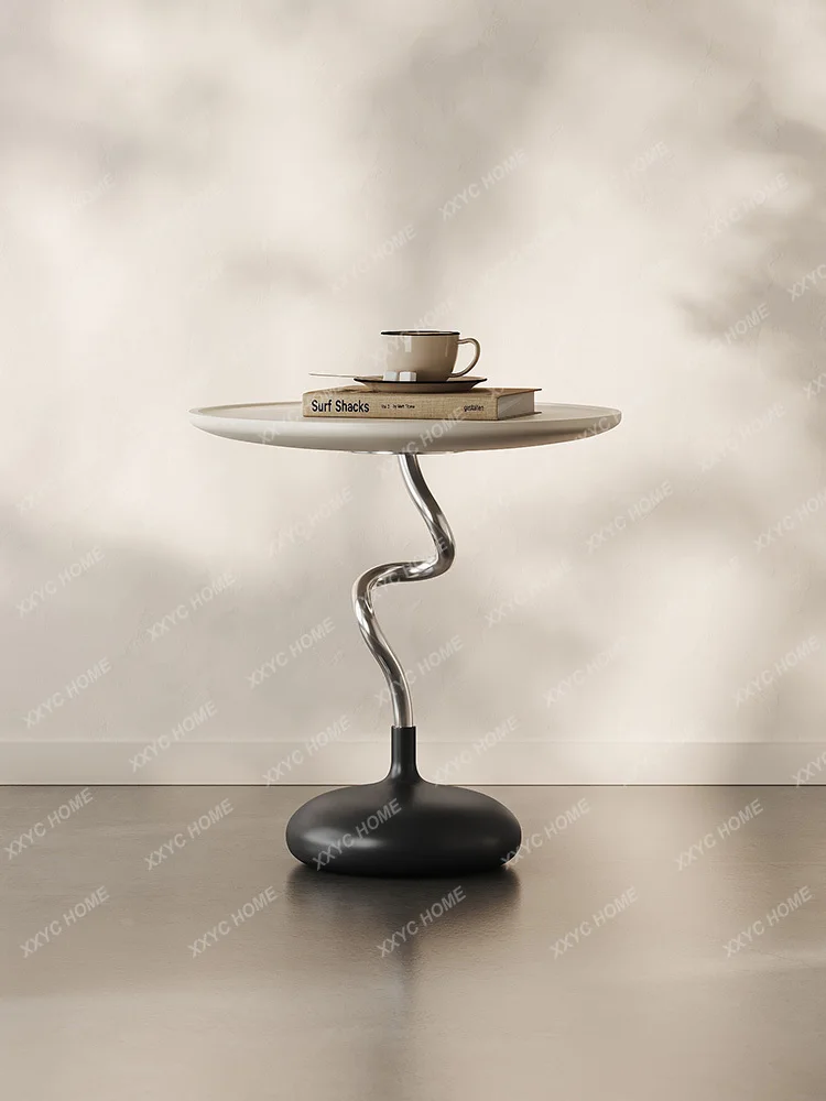 A  Living Room Bedroom Spot Light Luxury Bedside Cabinet Patent Creative High-end Side Few