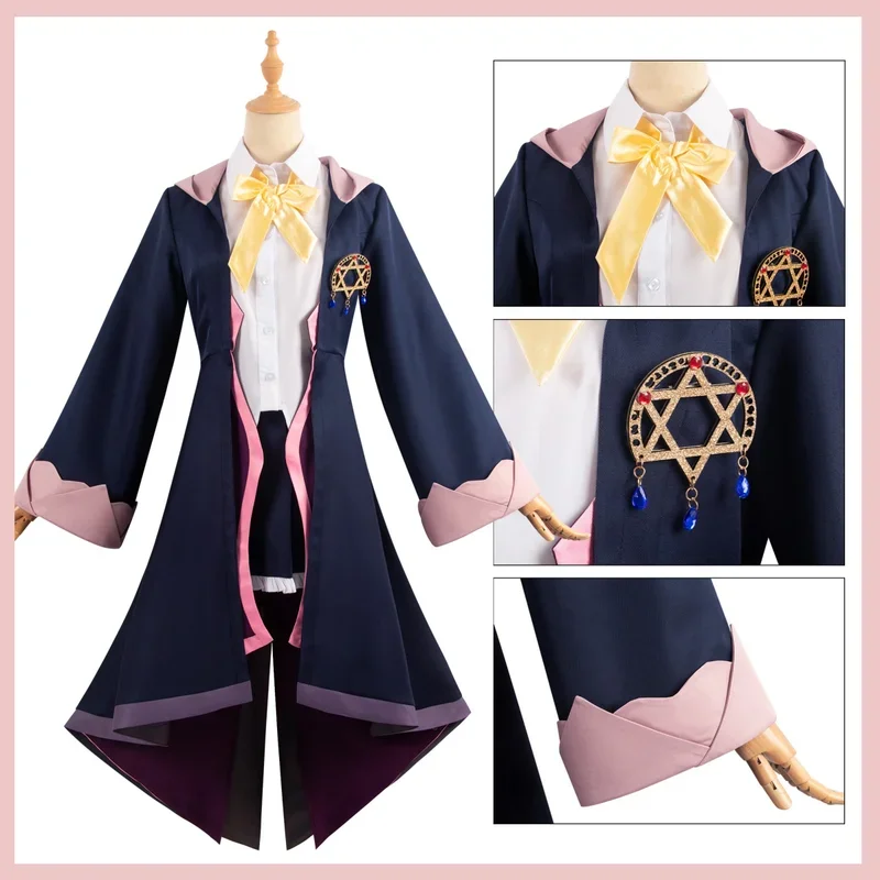 FC6FC6アニメ放浪の魔女: イレイナの旅 アシェン魔女 コスプレ衣装 ウィッグ 帽子 スカート マント 靴 女性 かわいい Hallo@FC8！