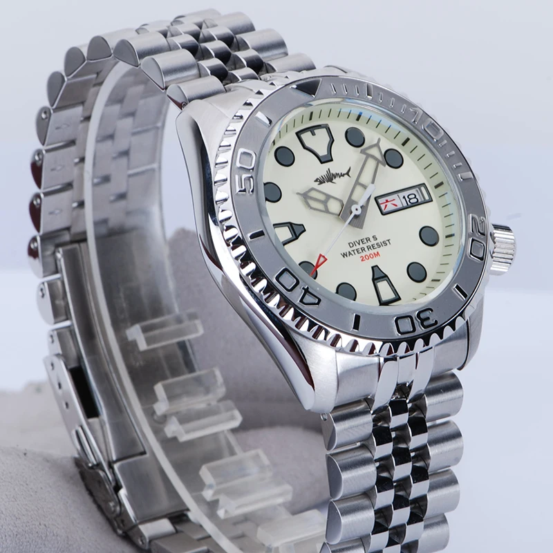 HEIMDALLR SKX007 Dive Watch C3 Full Luminous 316L Steel Sapphire Crystal 200M Waterproof 42mm NH36 Automatic Men SKX007 Watch