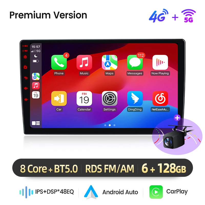 Draadloze CarPlay voor Apple Android Auto Radio GPS voor Nissan NV200 2009 2010 2011-2016 Multimedia RDS 4G WIFI 360 Camera