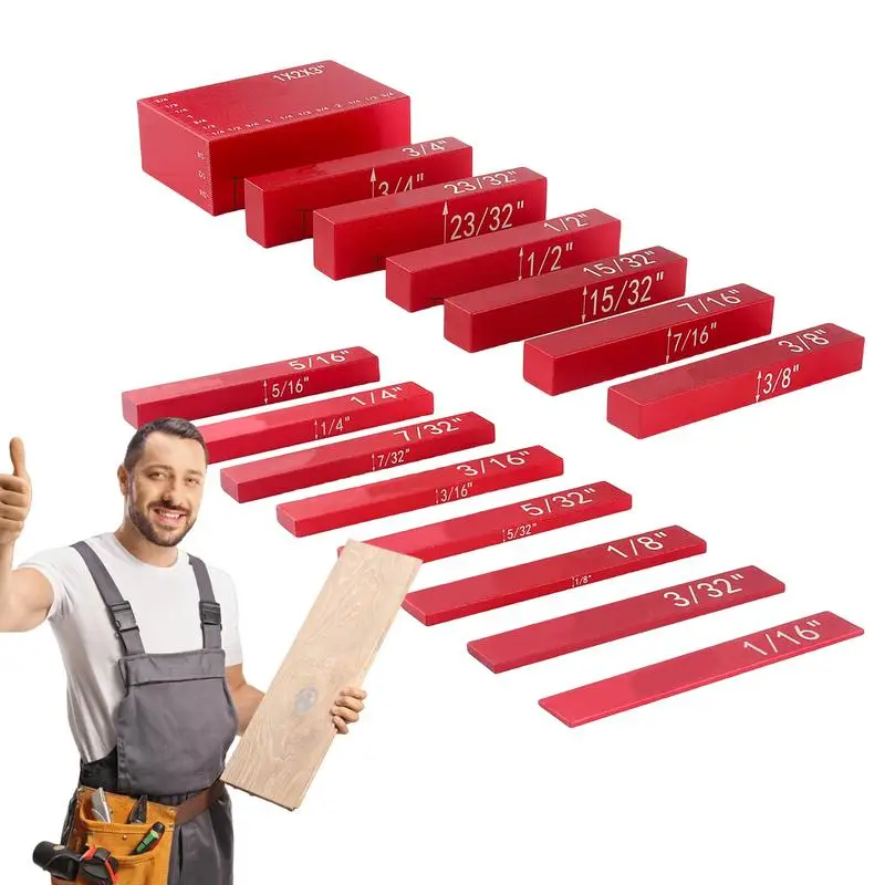 

Router Table Setup Bars Adjustable Precision Woodworking Tools Setup Blocks Gauge Precision Woodworking Tools Measuring Height