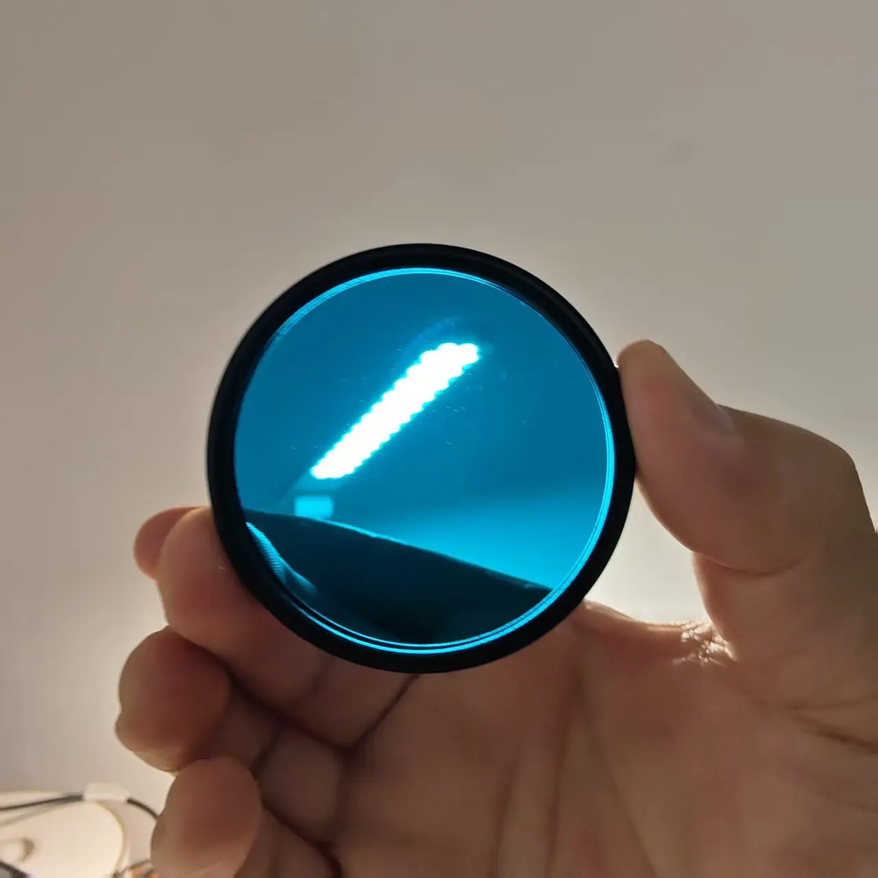 700 nm tot 1000 nm IR Cut 52 mm gemonteerd behandelde blauwe filterglas QB9 voor fotografie