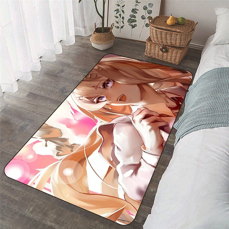 Danganronpa Home Rug 40x60cm Room Mat Lounge Carpet Bedroom Entrance Doormat Balcony Carpet Bathroom Non-slip Rug Kitchen Mat