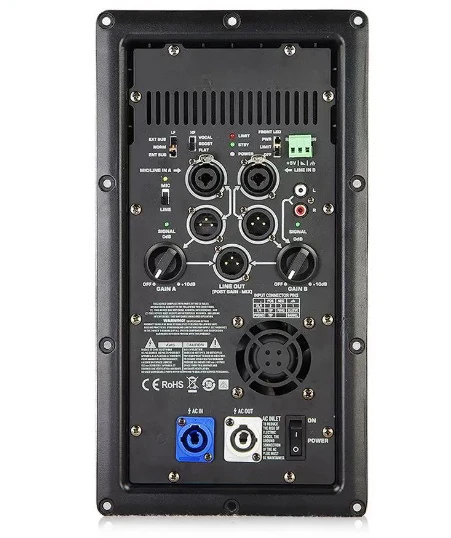 Active Speaker Power Amplifier Board Module for 12/15/18 Inch Loudspeaker