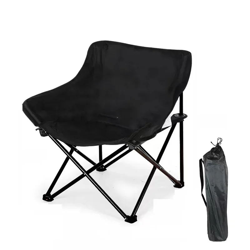 

Outdoor folding chair camping moon chair portable fishing stool casual backrest picnic chair