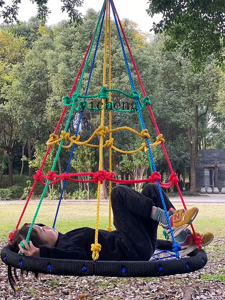 XL Swing Indoor and Outdoor to Swing Suspension Toys Early Education Climbing Multi-Person Rocking Chair Outdoor