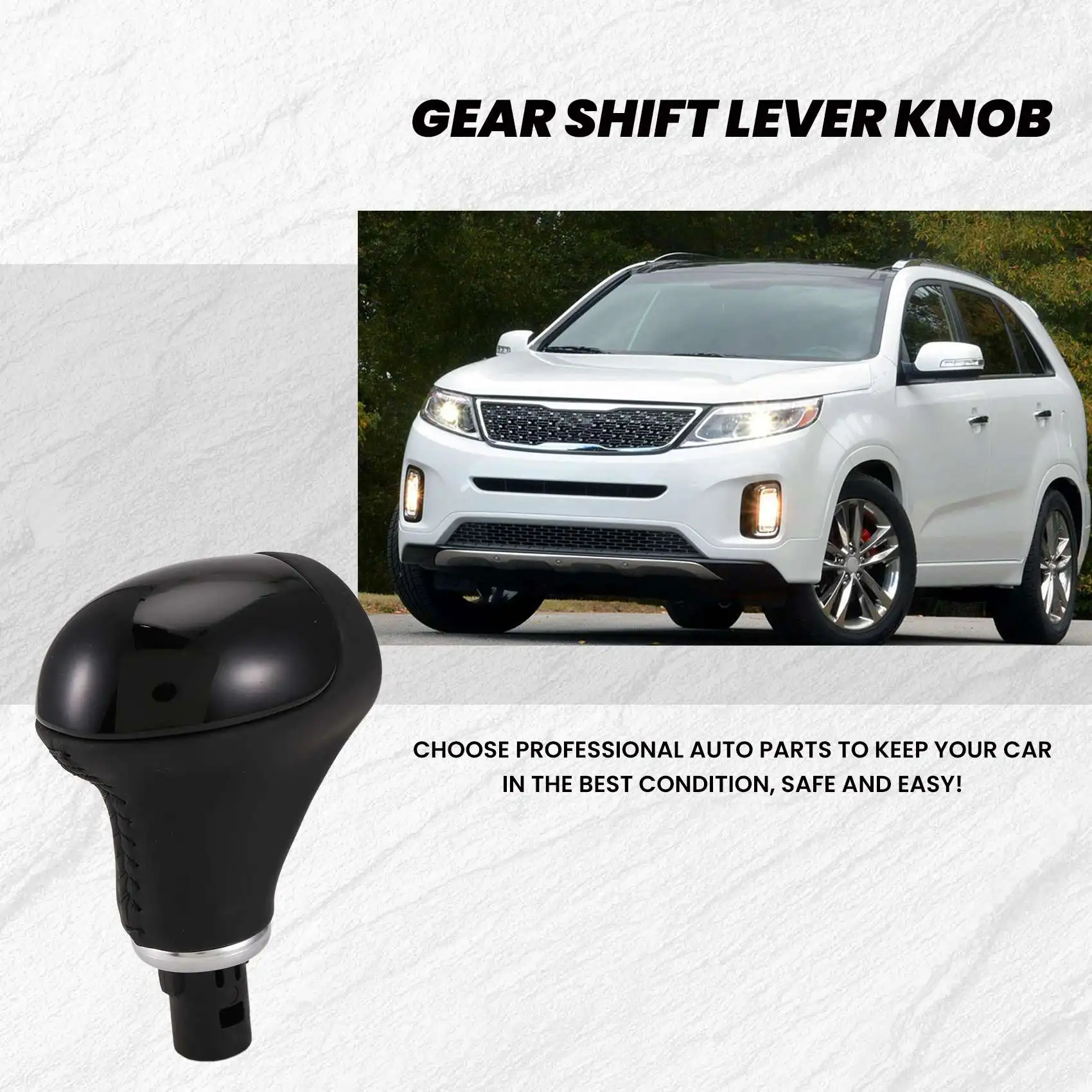 

Transmission Gear Shift Knob Shift Knob Lever For Kia Sportage K3 K4 K5 Optima 2011-2016 Sorento 2013-2014 46720-D1200-A02G