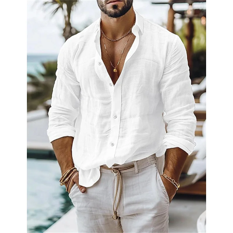 Thumbnail 4 - #69 Best Mens Cotton Linen Casual Shirts to Buy In 2026