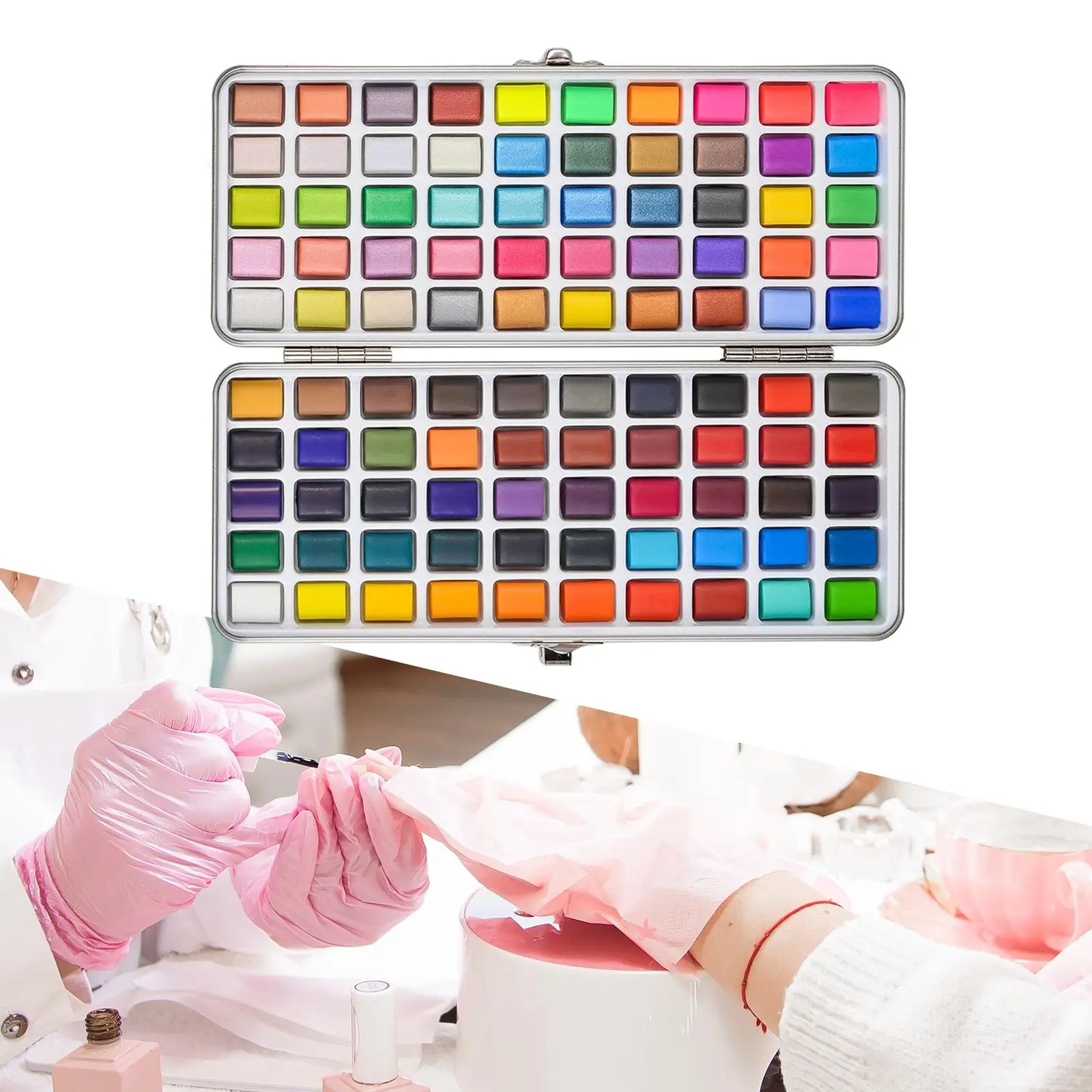 

Принадлежности для акварельной живописи, флуоресцентные цвета, дорожный набор акварельных красок для рисования для студентов, любителей