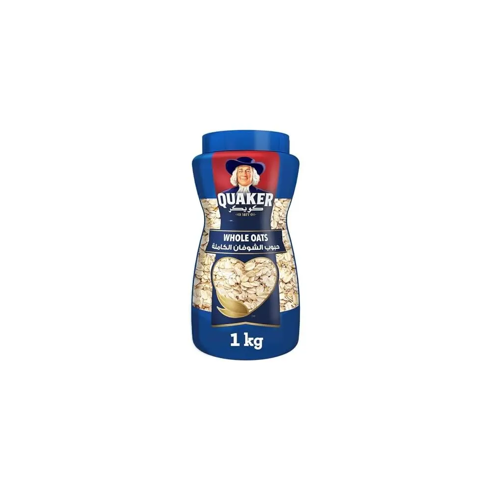 Quaker Whole Oats Jar, 1kg – Der perfekte Start in den Tag