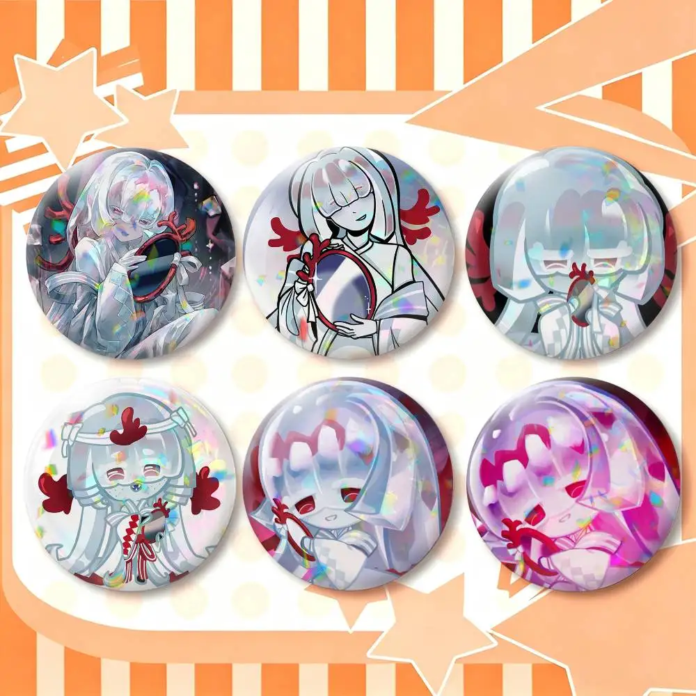 Agar Agar Cookie  25mm 32mm 44mm 58mm 75mm Brooches Badges Pins for Accessories Gift
