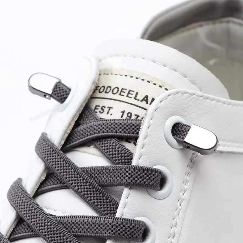 No-Tie Shoe Laces Elastic Laces Sneakers Flat Shoelaces Without Ties Quick Shoelace for Shoes Kids Adult One Size Fits All Shoes