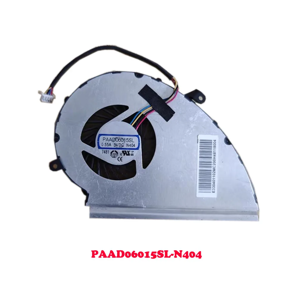 N404 N402 CPU GPU FAN PAAD06015SL-N404 PAAD06015SL N404 N402 PAAD06015SL-N402 N372 N389 4PIN 0.55A 5VDC For MSI GE72VR GP72VR