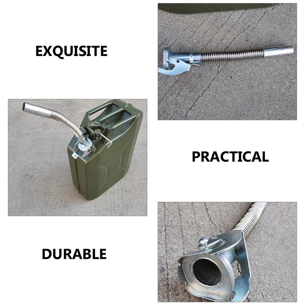 Nozzle Oil Guide Fuel Can Spout Replacement Stainless Steel Gas Spouts for Gasoline