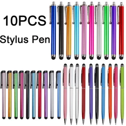 10 pçs universal caneta de tela de toque caneta de tela capacitiva caneta telefone inteligente lápis para ipad iphone samsung/todo o telefone tablet