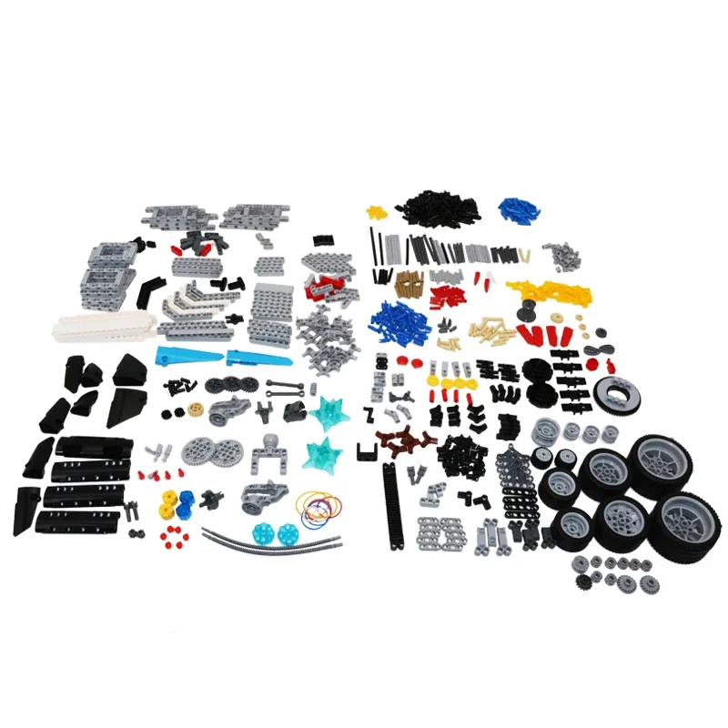 

514-853 Pcs/Pack MOC Building Blocks Bricks Parts Kit fit for Robot EV3 45544 Core Set Mindstorms EV3 9898 Parts 45560 Diy Toys