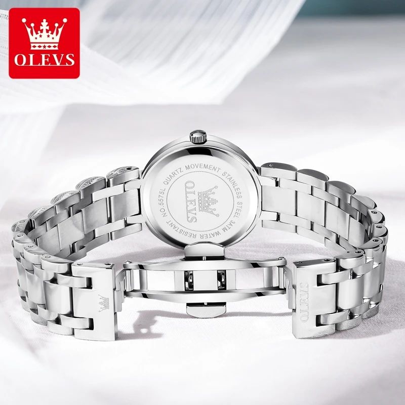 OLEVS Brand Steel Strip Quartz Women's Watch 5575