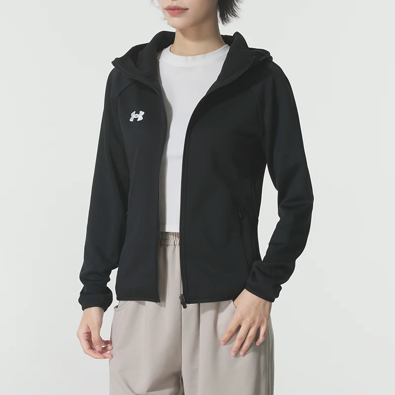 

Женская трикотажная спортивная удобная повседневная куртка с капюшоном Under Armour 25600405-001
