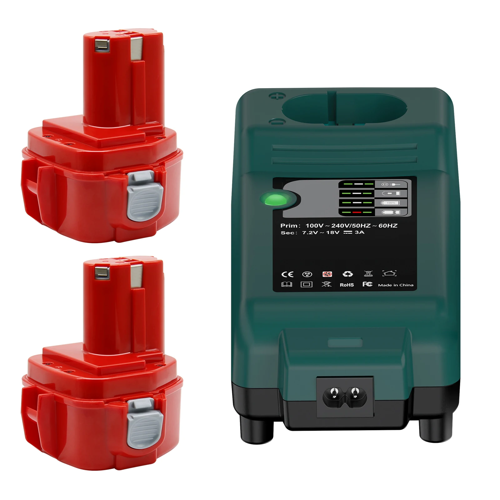 12V 4000Mah Ni-Mh Batterij Voor Makita Pa12 1200 1220 1222 6270d 6271d 6227d 4331d 6317d Snoerloze Boormachines Oplaadbare Batterij