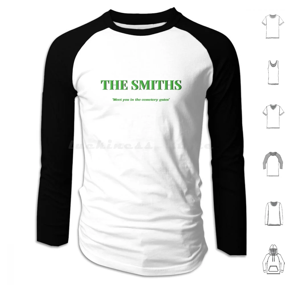 The Smiths-Cemetery Gates Hoodie Cotton Long Sleeve The Smiths 500 Days Of Summer Cemetery Gates Morrisey Johnny Marr Guitar