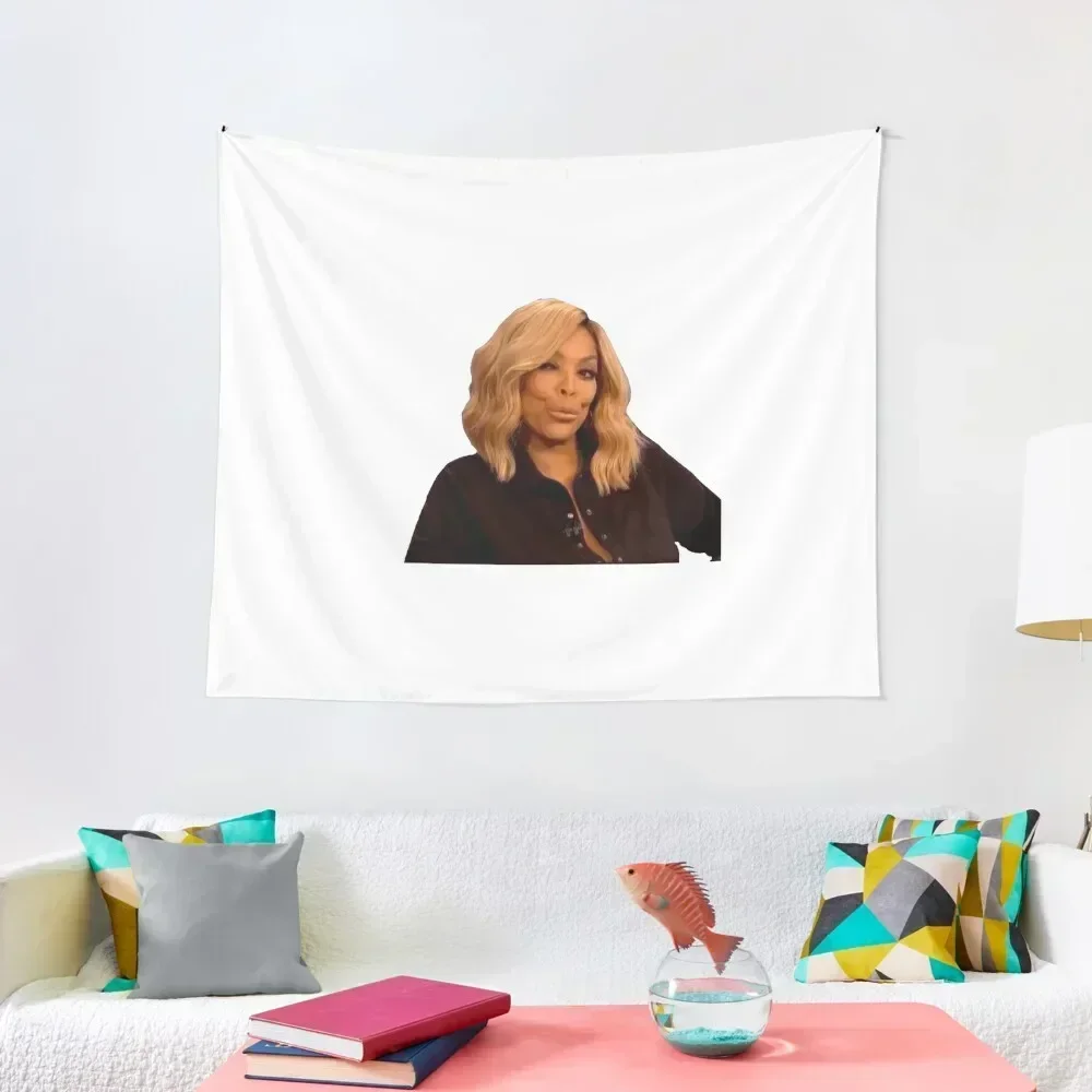 Wendy Williams Suspicious Tapestry Bedroom Decor Aesthetic Decorative Wall Wallpaper Wall Hanging Tapestry