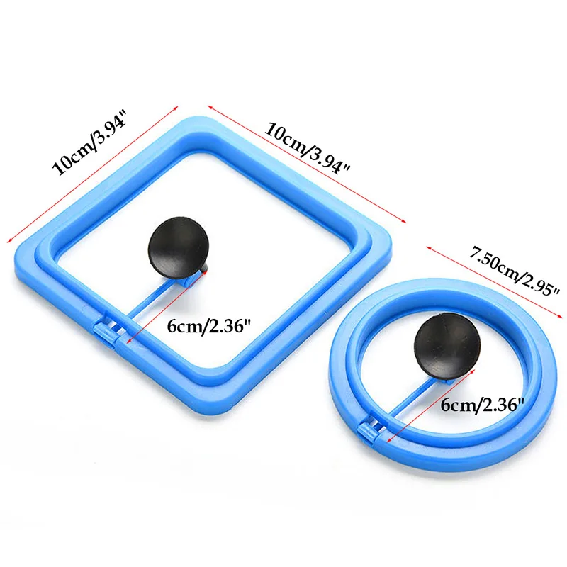 F92B Fish Feeding Ring Round Floating Feeder Circle per Betta Facile da installare