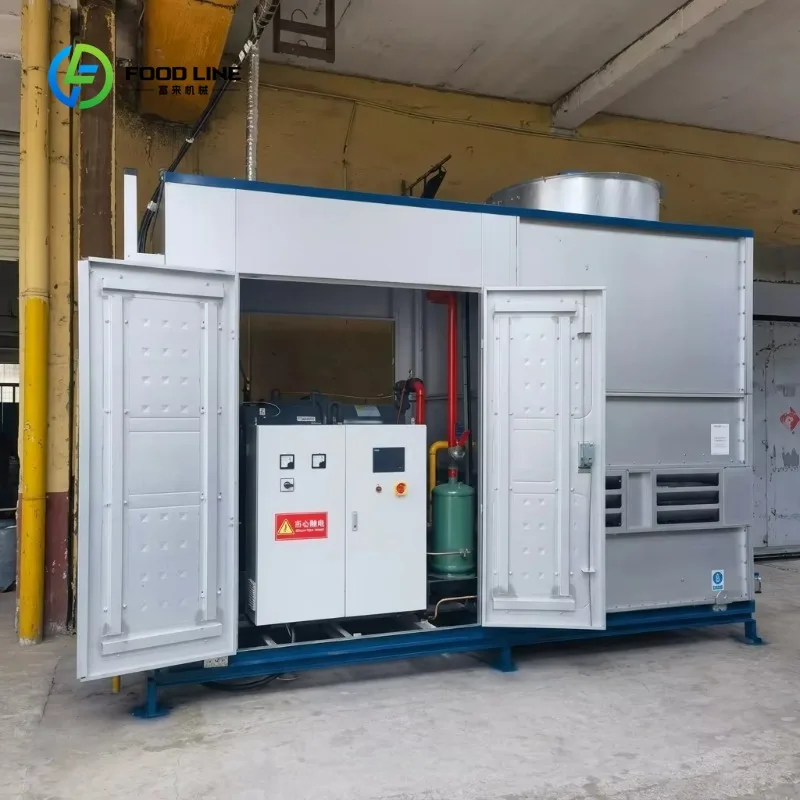Customized Industrial Tunnel Freezer Quick Freezing Equipment for French Fries and Vegetable IQF Processing Application