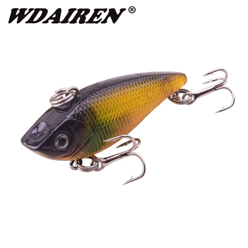 1 Pc VIB Bait Hard Sinking Vibraion Baits 5cm 6.7g Artificial Fishing Lures Carp Fishing Copper Lake Topwater Lipless Lure