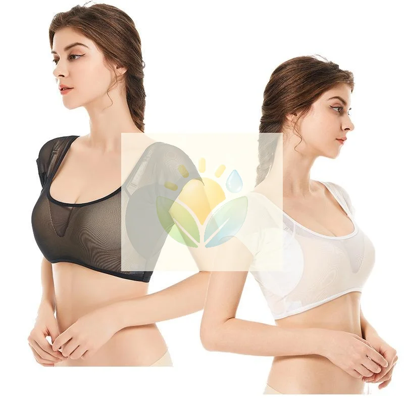 Underarm Sweat Pads Non Irritating Transparent Mesh Quick Dry Sweat Absorbing Pads for Work Meeting 1 Pack