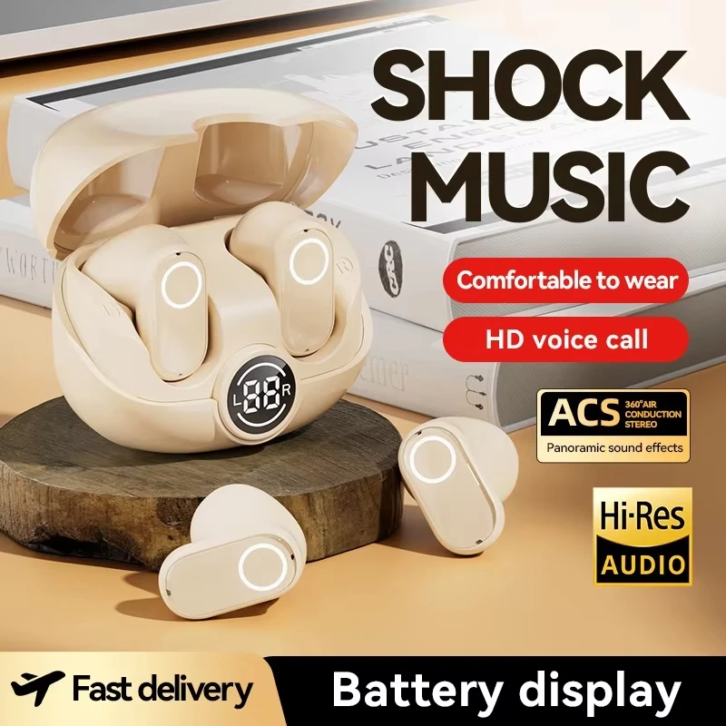 

M115 wireless waterproof earphones with ultra long battery life and AI noise reduction