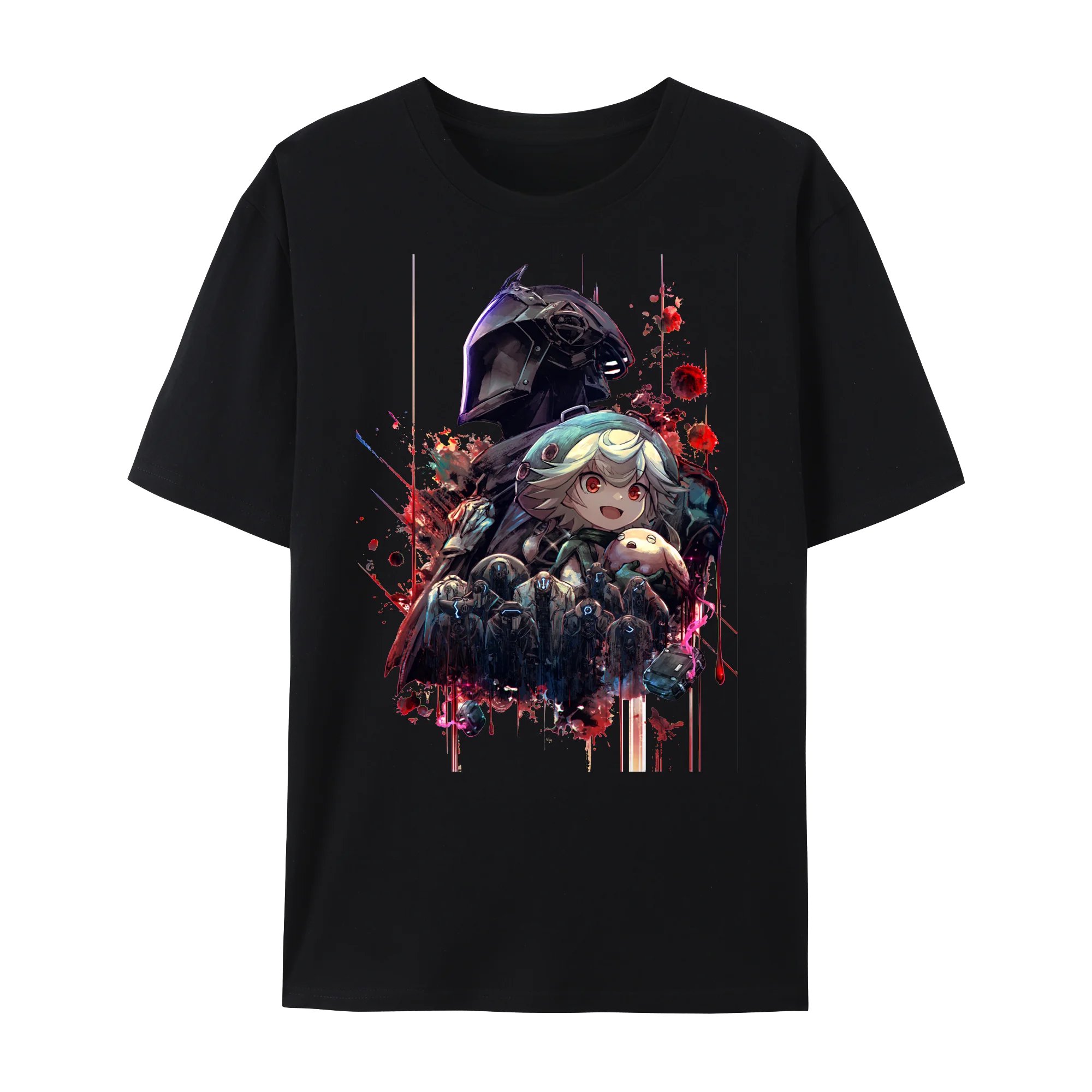 

Made In Abyss Japanese Anime Crewneck 100% Cotton Short Sleeve T-Shirt