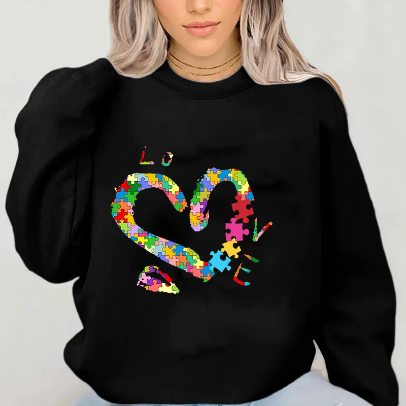 女性トレーナーおかしい Y2K カジュアルプルオーバープリント服パーカー長袖ファッション婦人服新 2000 年代パーカー