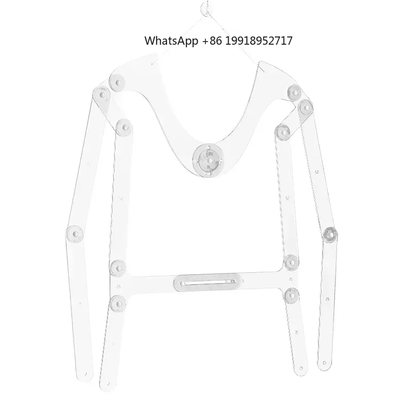 Clothing photography Invisible hanger with white background prop hanging adjustable bracket internal support H-frame