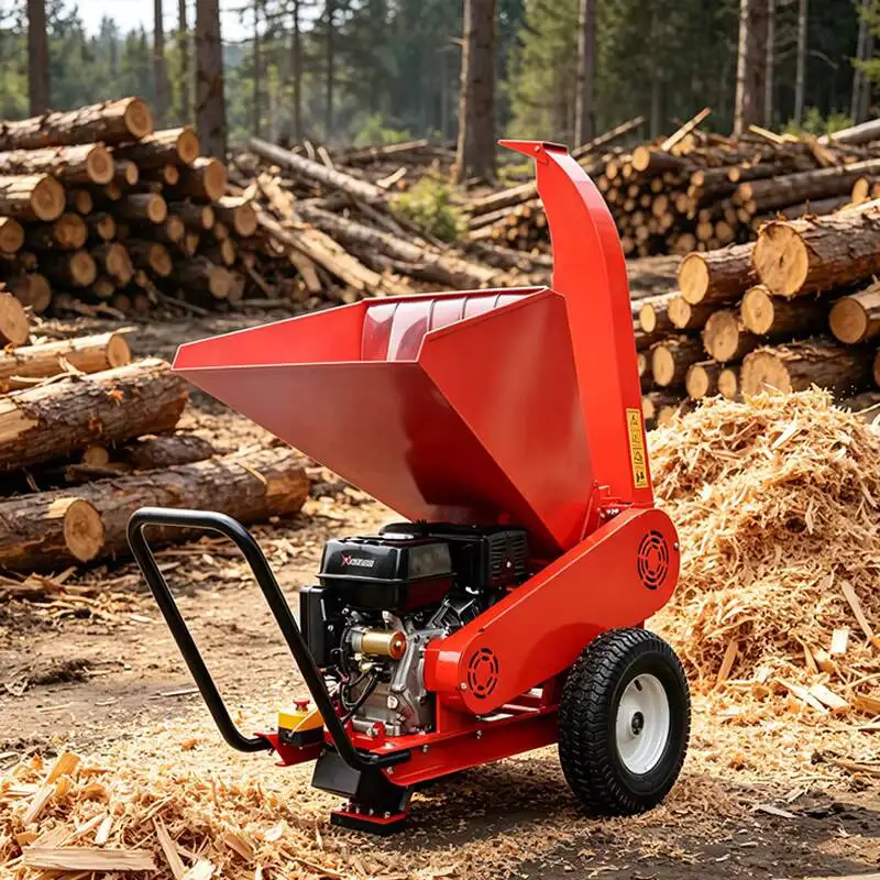 Wood Crusher, Wood Shredder, Multifunctional High-speed Garden Tree Waste Processor Wood Crusher, Branch Sawdust Crusher
