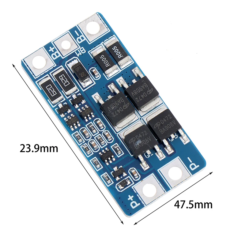 Panneau de Protection de batterie au Lithium 2S 10A 7.4V 18650, Protection équilibrée 8.4V