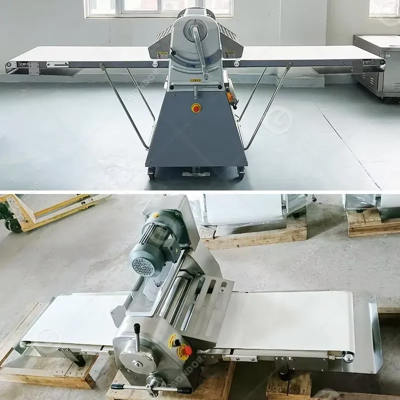 Portable Tabletop 220V Small Electric Laminoir for Patissier Dough Sheeter Roller Machine for Home Use