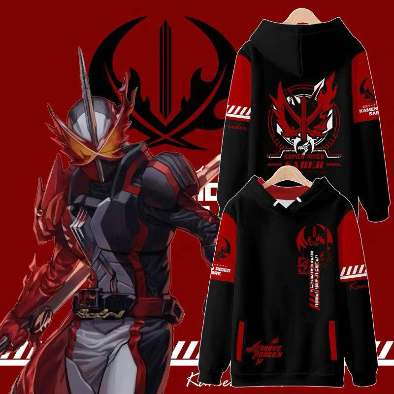 

Kamen Rider Saber Psyga Orga Drive 3d Hoodies Sweatshirt Cosplay Japan Anime Hoody Men Women Long Sleeve Hooded Pullover Clothes