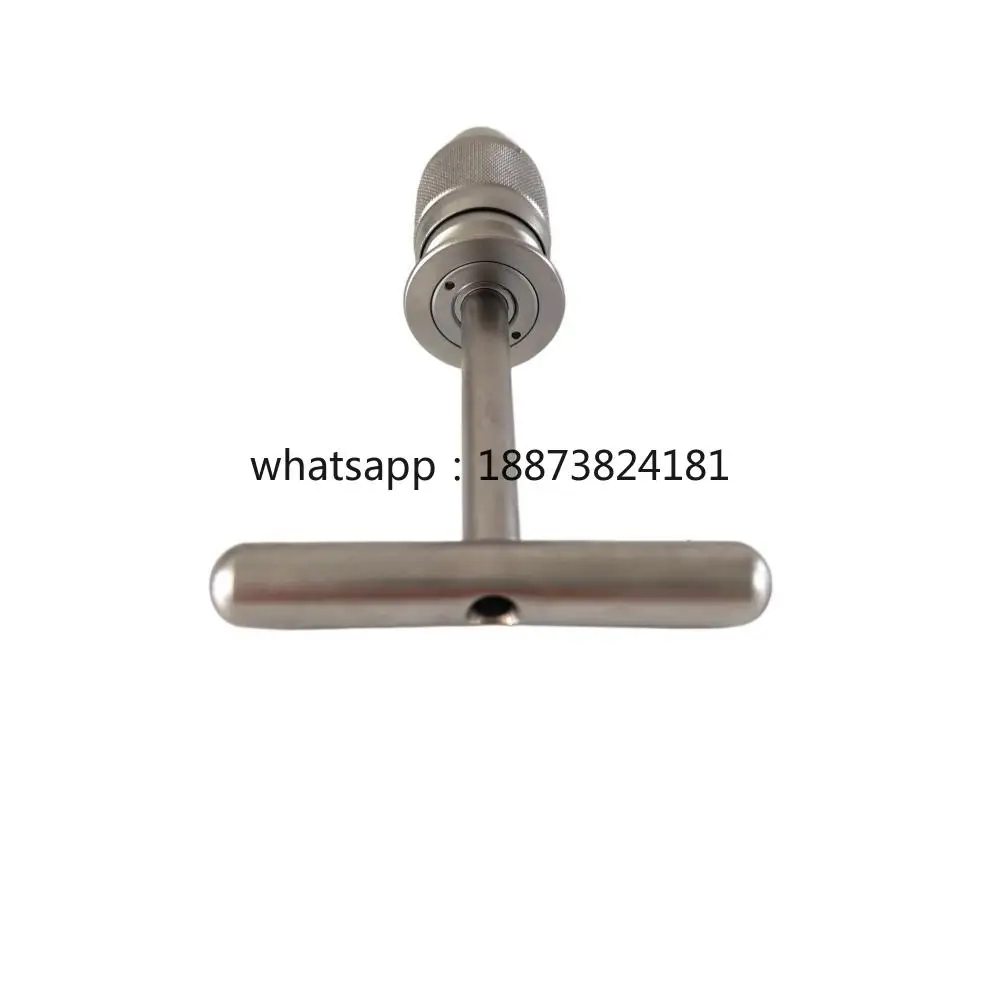 Veterinary stainless steel surgical T-handle  self-locking fixture drill chuck  fast shipping