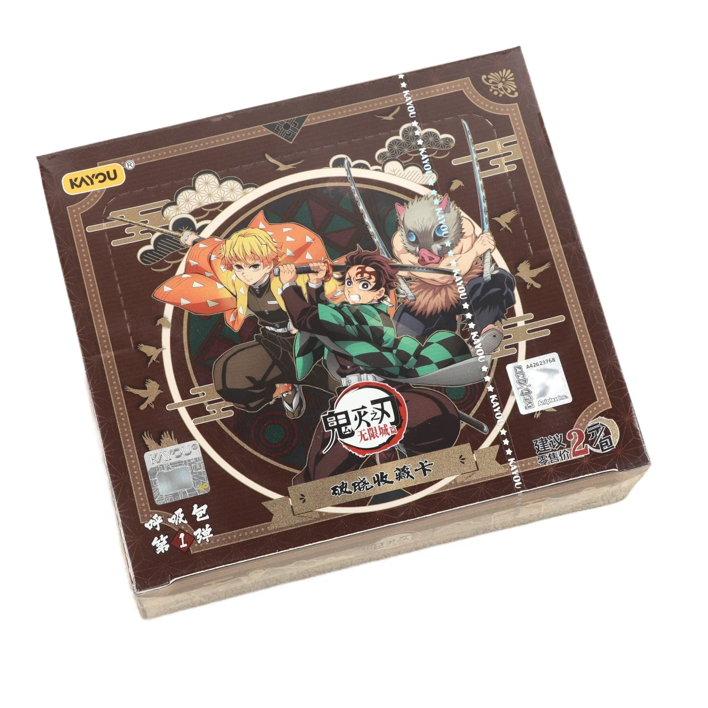 Kayou Demon Slayer Breath Pack Vol.1, ongeopende doos, originele TCG-verzamelkaarten, anime-verzamelkaart, cadeau voor fans.