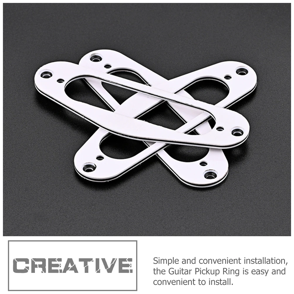 

3 Pcs Coil Pickup Ring Electric Guitar Musical Instrument Accessories Mounting Rings