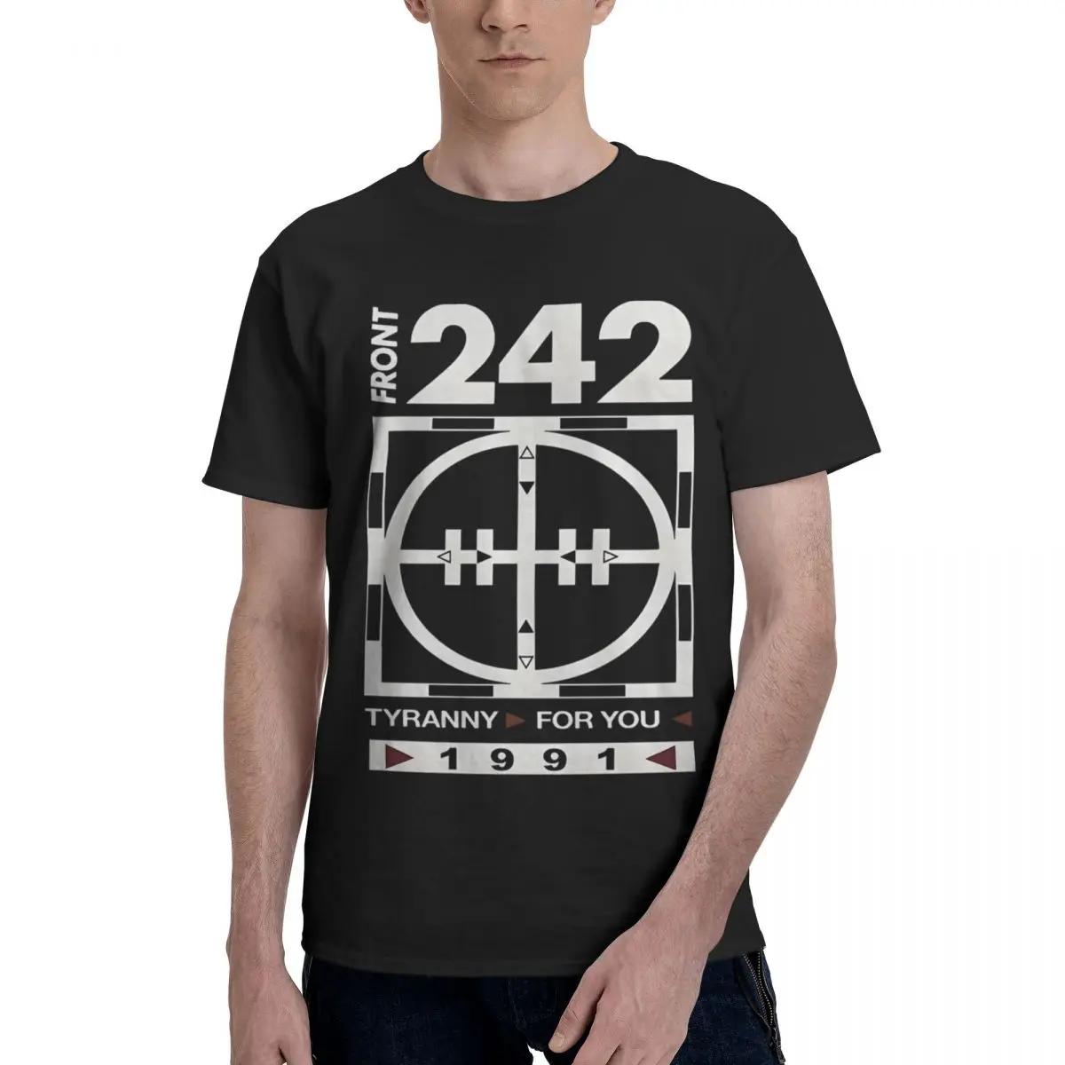 

Front 242 Tyronny For You 2, повседневные дышащие удобные топы из 100% хлопка, мужские футболки, мужские подарки