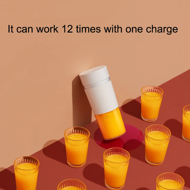 Xiaomi Mijia-ミニ電気ジューサー,ブレンダー,ポータブル,家庭用およびオフィス用,果物と野菜用,300ml