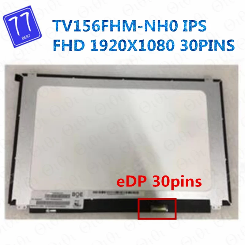 For HuaWei MateBook D pl-w29 PL-w19 15.6 inch laptop lcd screen TV156FHM-NH0 IPS LCD Display FHD 1920X1080 30PINS EDP