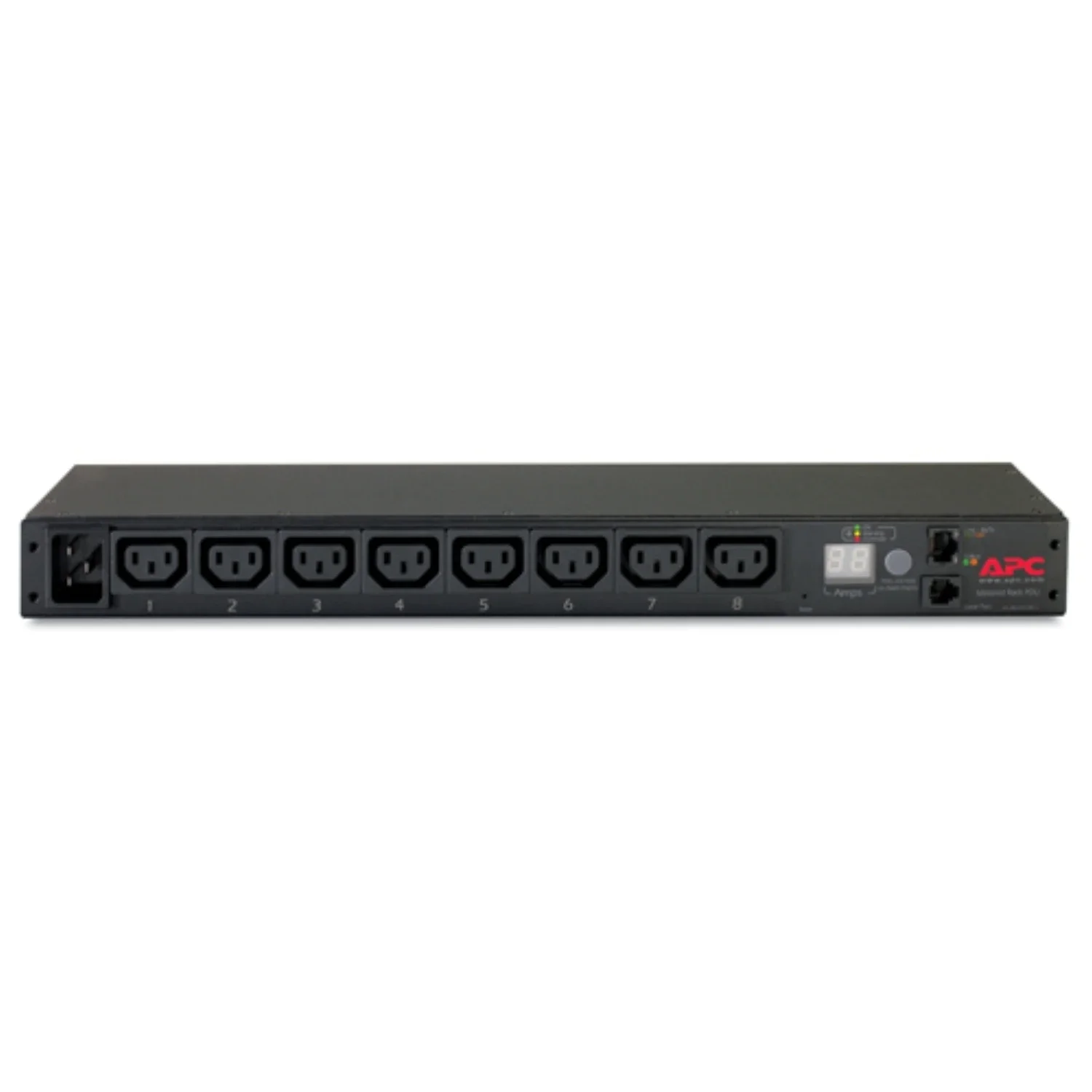 APC PDU AP7820B Rack Power Distribution Unit (PDU) Metered 1U 12A/208V 10A/230V (8) C13, PDU Module, APC Rack PDU 9000 Switched