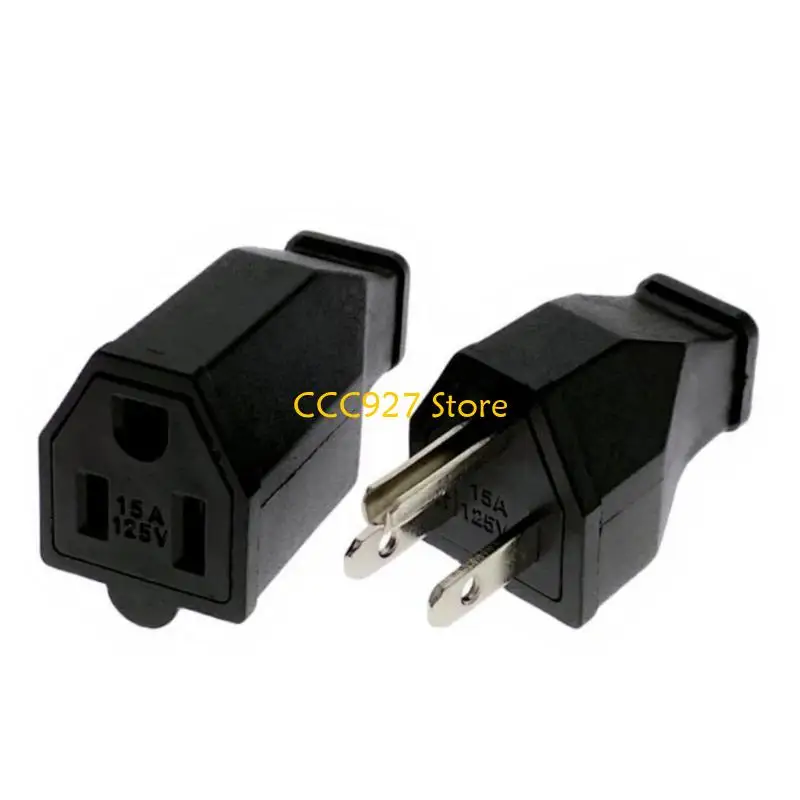 

B03F Safe And Reliable 15A 125V Detachable US Power Socket Plug For Equipment Use