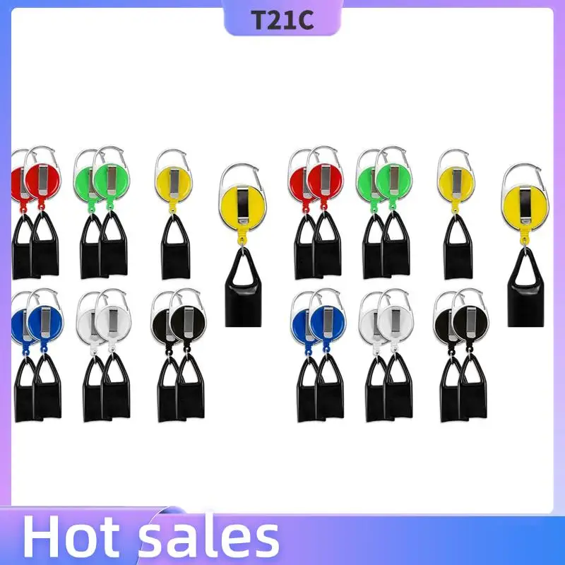 

T21C 24Pcs Retractable Lighter Holder Lighter Keychain Multicolor Lighter Holder Keychain With Clip Classic Lighter Cover